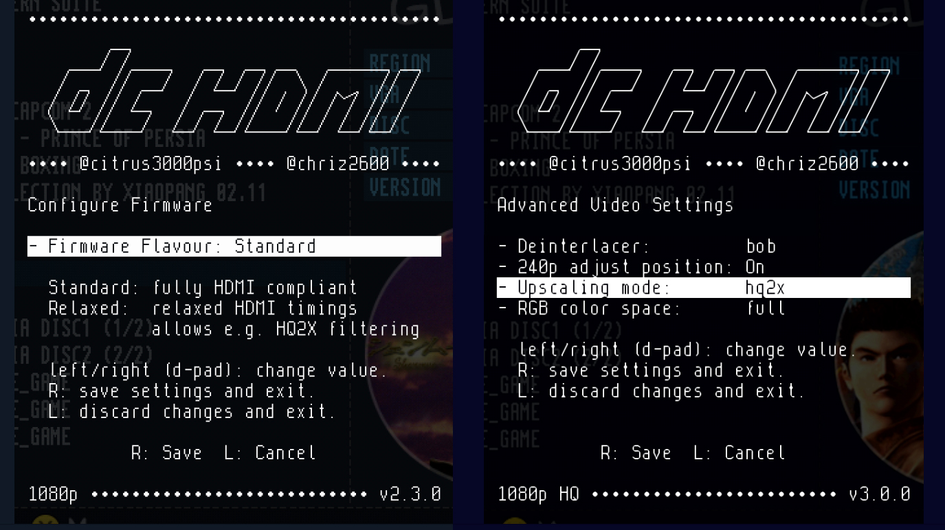 DCHDMI Firmware Split