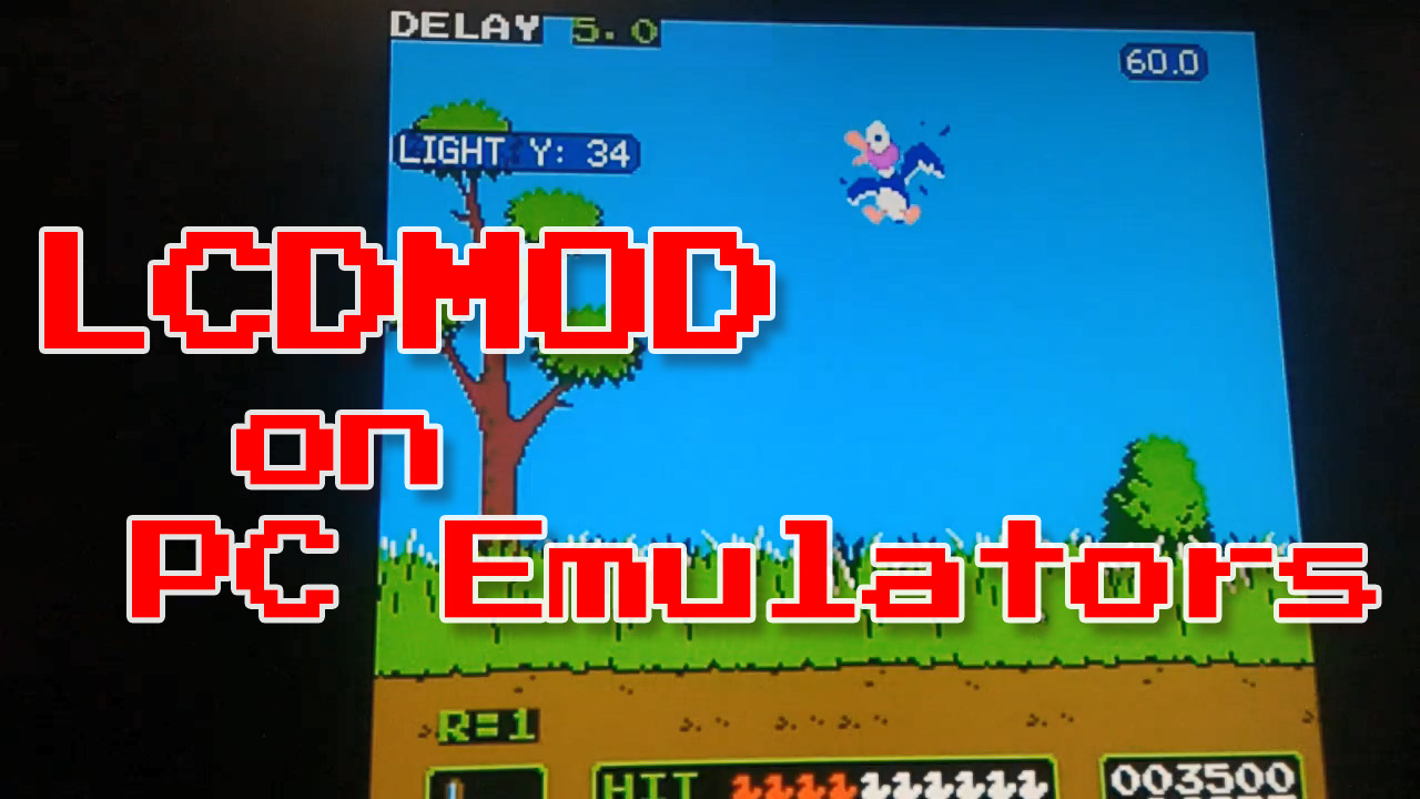 LCDMOD Demo’s Zapper on PC Emulator