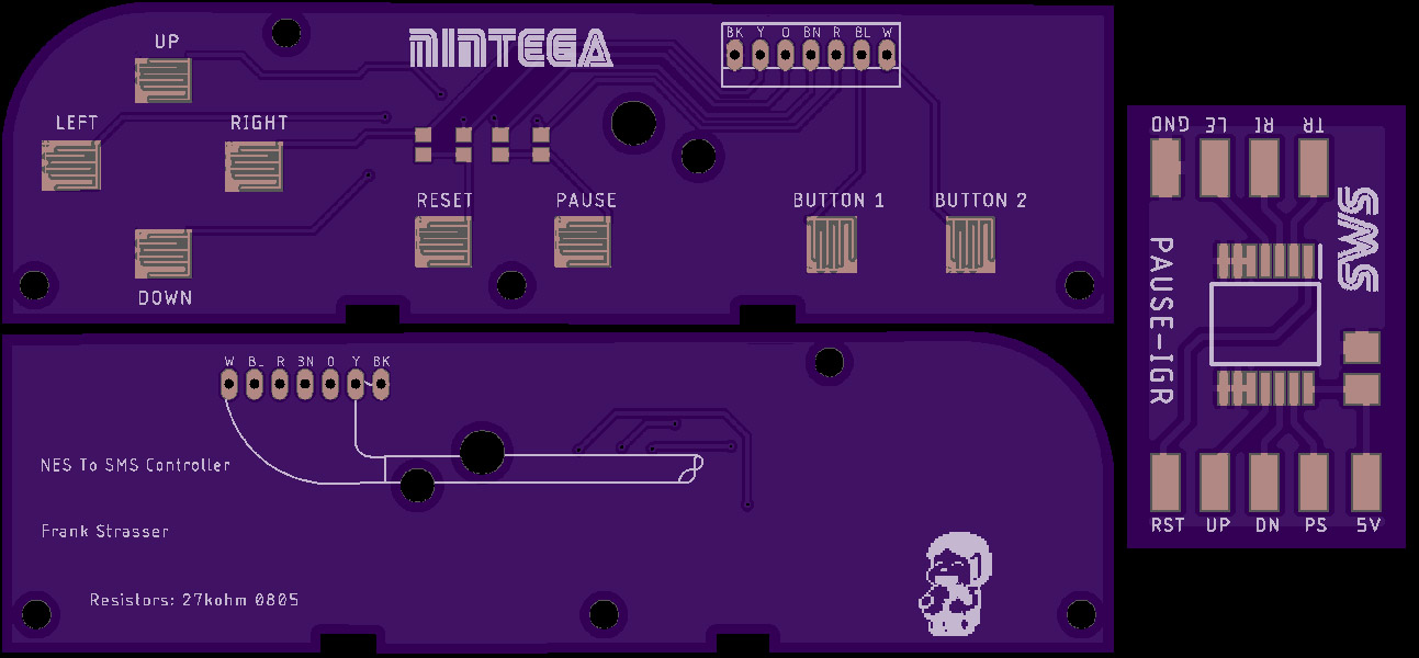 NES to SMS Controller Board