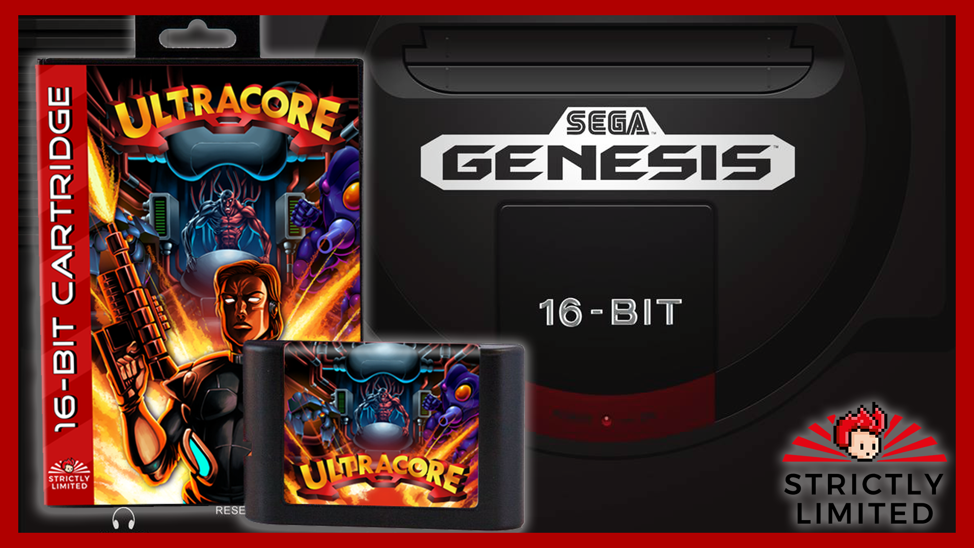 Ultracore Physical Copy for the Genesis / Mega Drive Announced