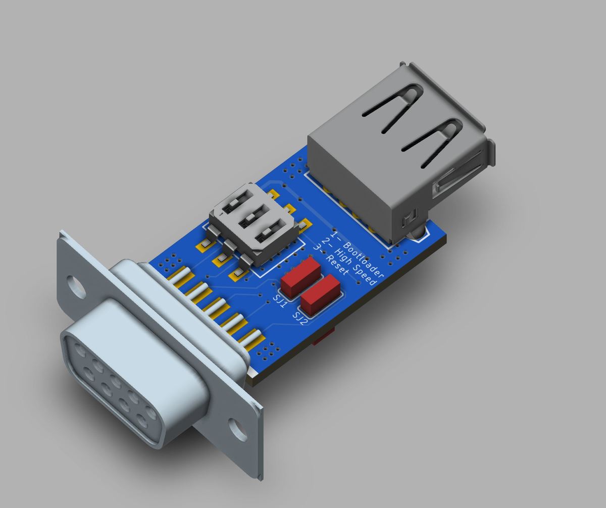 Wireless mouse adapter for the Atari ST/Amiga
