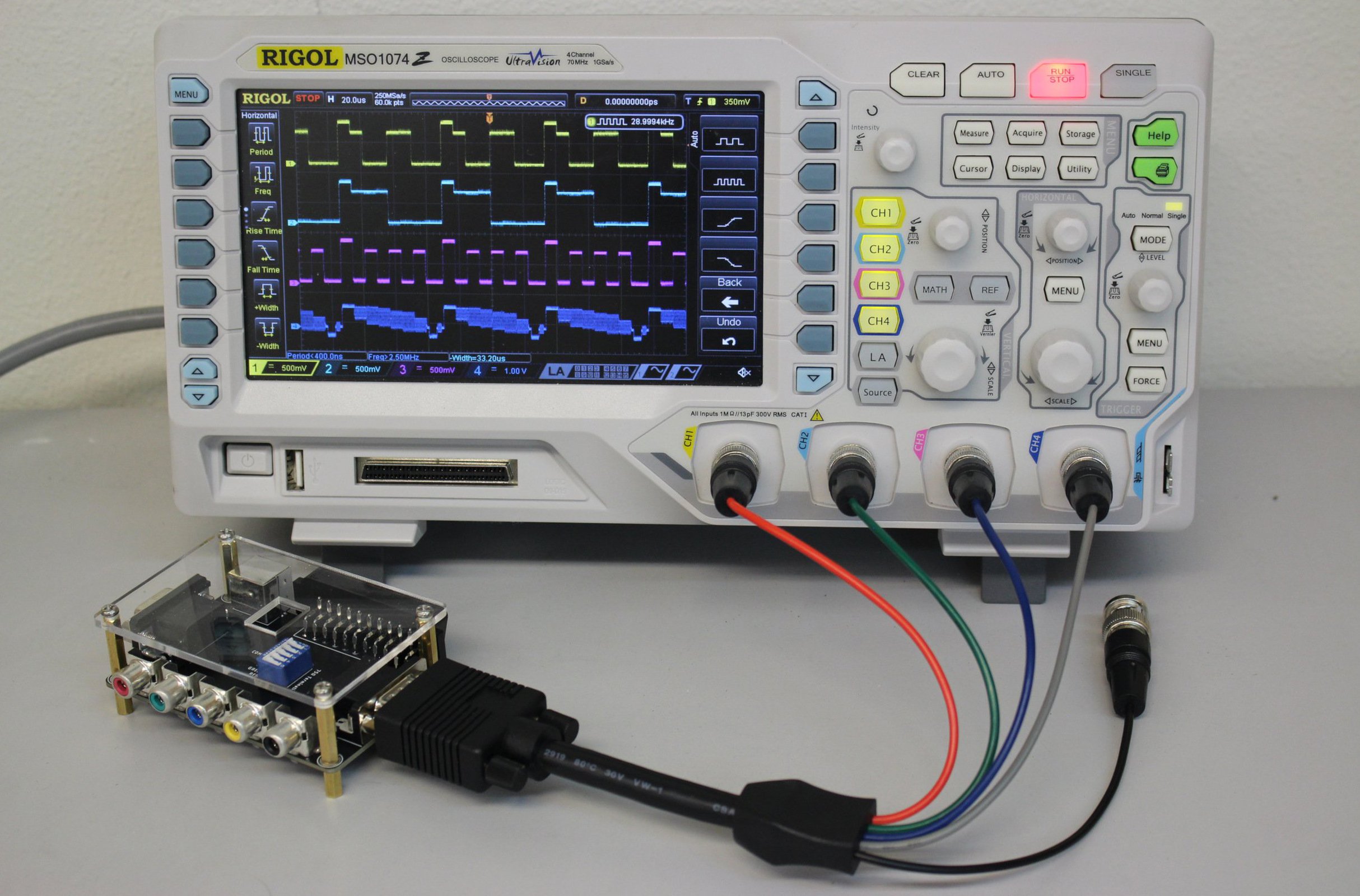 RGBench – Oscilloscope Video Interface Device