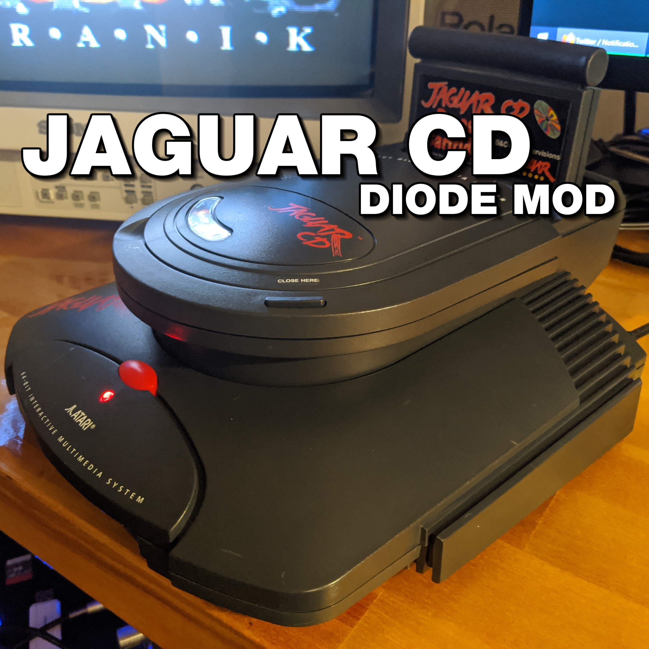Atari Jaguar CD: Reverse Polarity Protection Diode Fix