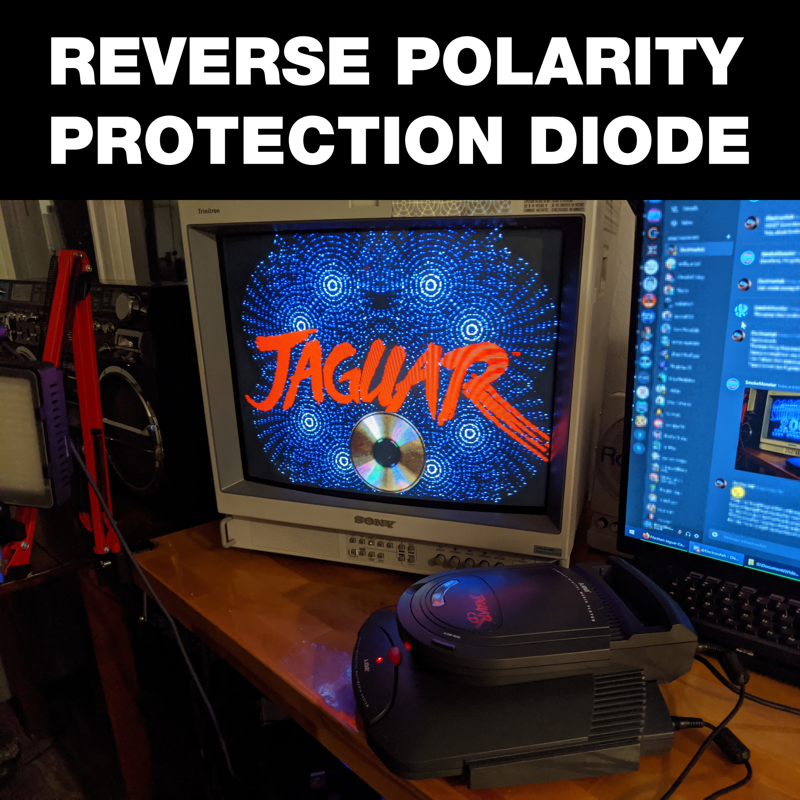 Atari Jaguar: Reverse Polarity Protection Diode Fix